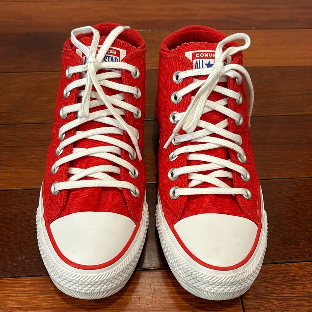 Converse Women's Chuck Taylor All Star Madison Mid Sneakers - Red